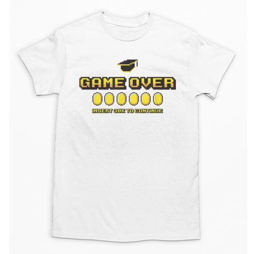 Game Over Insert 30K To Continue Graduation s Unisex T-Shirt - Best Gift Smart