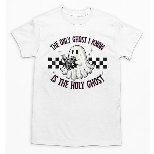 The Only Ghost I Know Is The Holy Ghost Ghost Read Book Unisex T-Shirt - Bookorys DE