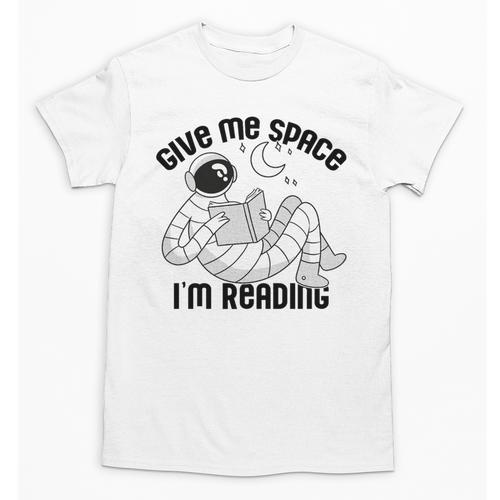 GIVE ME Space I'm Reading Kids Astronaut Book Reader Meme Premium Tri-Blend Unisex T-Shirt - Bookorys DE