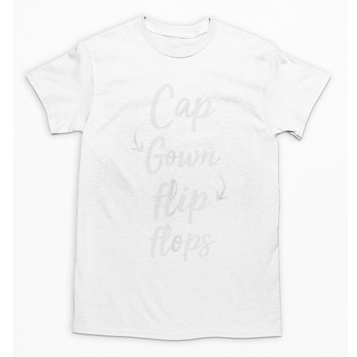 Graduation Shirt Cap Gown Flip Flops T-Shirt Unisex T-Shirt - Best Gift Smart