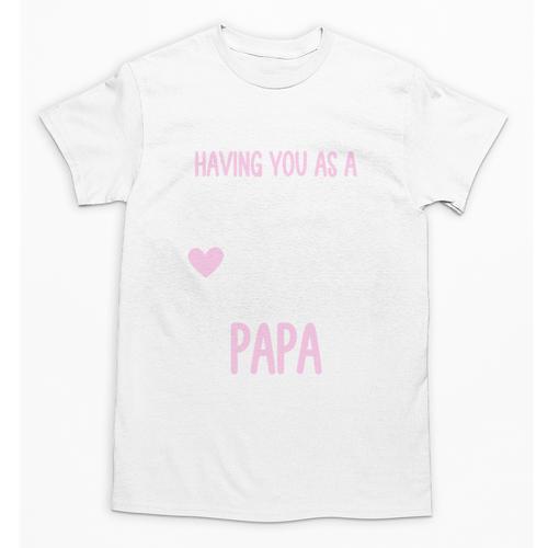 Guardian Angel Memorial In Memory Of Papa Dad Grandpa Unisex T-Shirt - Easessy