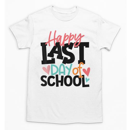Happy Last Day Of School Kids Teacher Student Graduation Unisex T-Shirt - Best Gift Smart