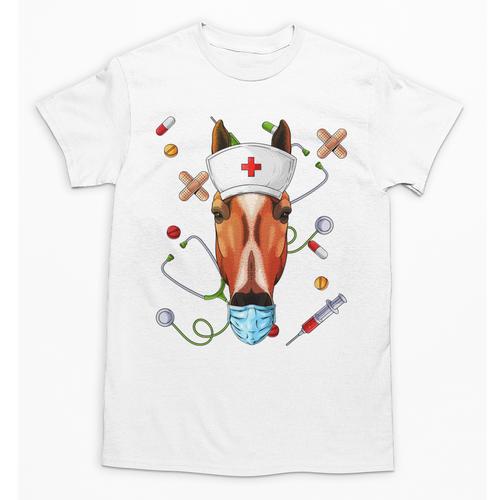 Horse Nurse RN ER Nursing School Graduation Unisex T-Shirt - Best Gift Smart