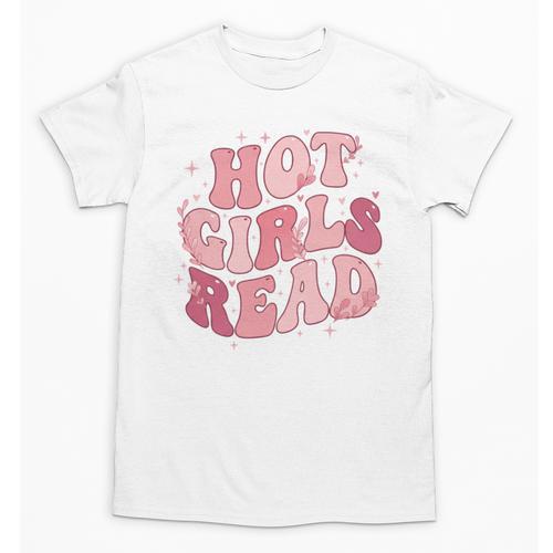 Hot Girls Read Cute Book Lover Reading Club Unisex T-Shirt - Bookorys