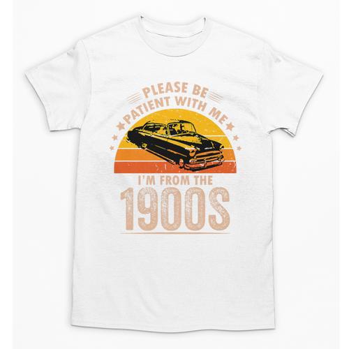 Humorous Saying Please Be Patient With Me I'm From The 1900s Premium Unisex T-Shirt - Figerry