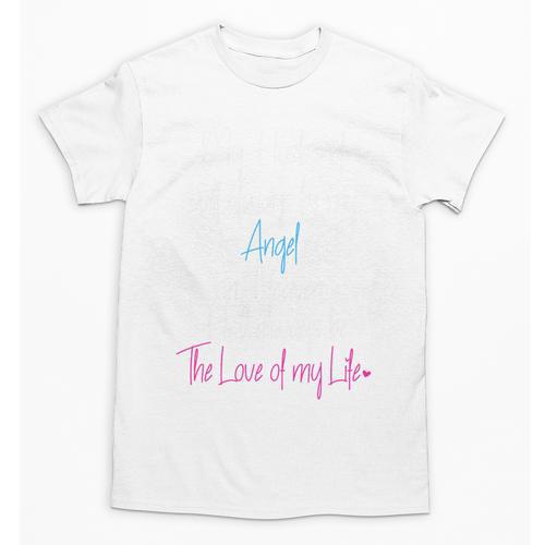 My Husband My Angel In Heaven In Loving Memory Of My Husband Premium Tri-Blend Unisex T-Shirt - Easessy