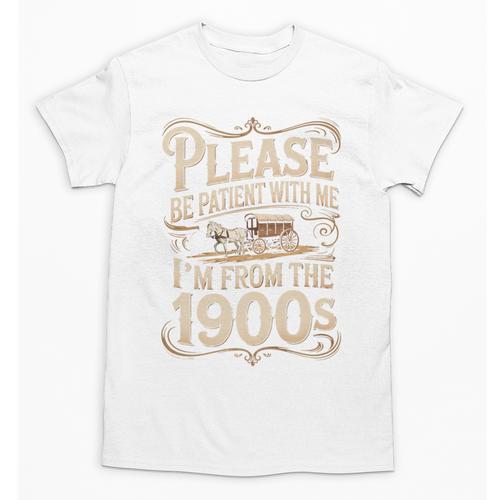 I'm From The 1900s Old Humor Boomer Dad Father's Day Premium Unisex T-Shirt - Figerry