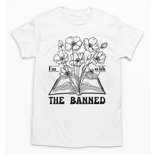 I'm With The Banned Banned Book Club Unisex T-Shirt - Bookorys