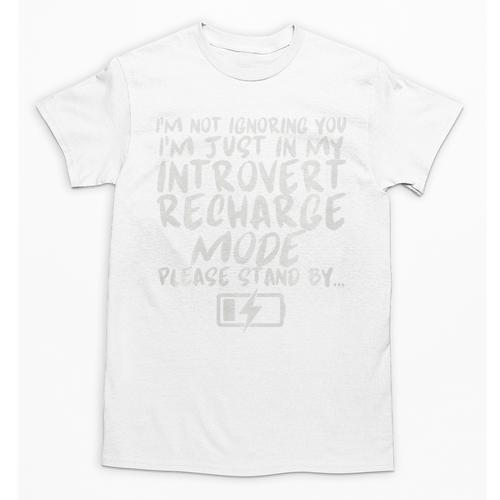 I'm Not Ignoring You I'm Just In My Introvert Recharge Mode Premium Tri-Blend Unisex T-Shirt - Raresse