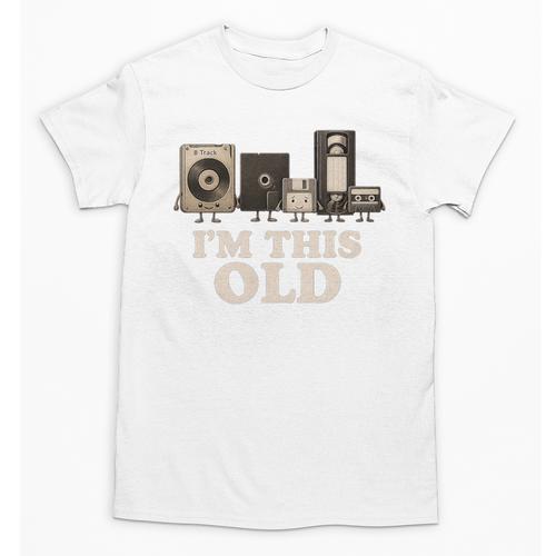 I’m This Old Retro Tech Nostalgia For 70s 80s Premium Tri-Blend Unisex T-Shirt - Figerry
