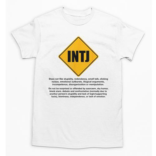 INTJ Warnings Architect Personality Type Introvert Unisex T-Shirt - Raresse
