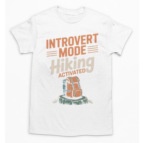 Introvert Mode Hiking Activated Hiker Unisex T-Shirt - Raresse