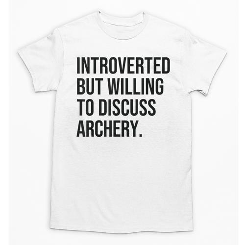 Introverted Archer Archery Introvert Unisex T-Shirt - Raresse