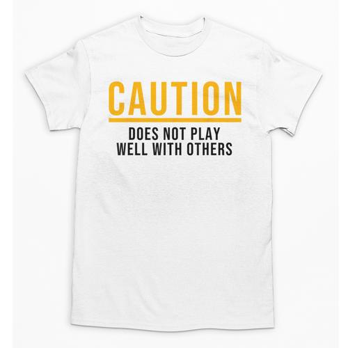 Introverted Does Not Play Well Competitive Athletic Unisex T-Shirt - Raresse