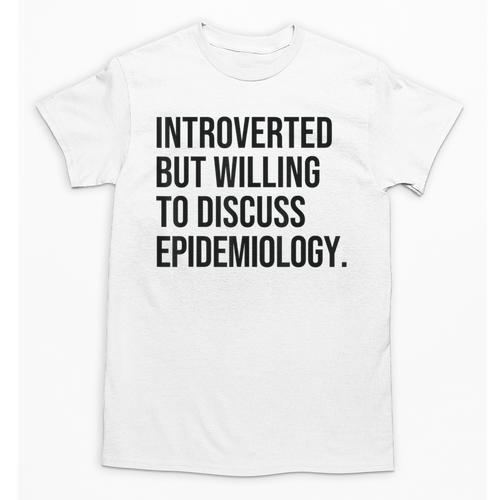 Introverted Epidemiologist Epidemiology Introvert Unisex T-Shirt - Raresse