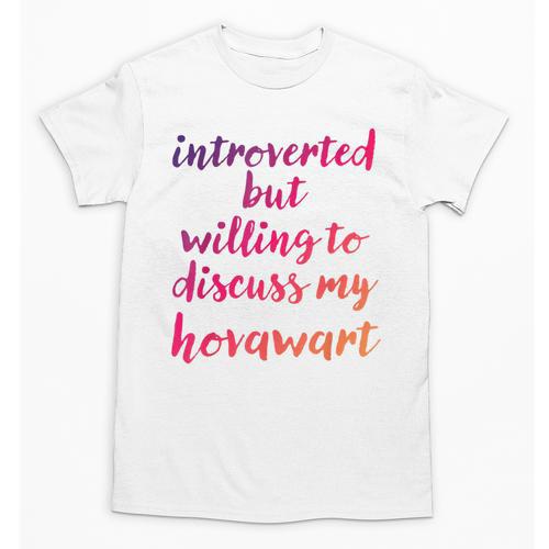 Introverted Willing To Discuss Hovawart Introvert Unisex T-Shirt - Raresse