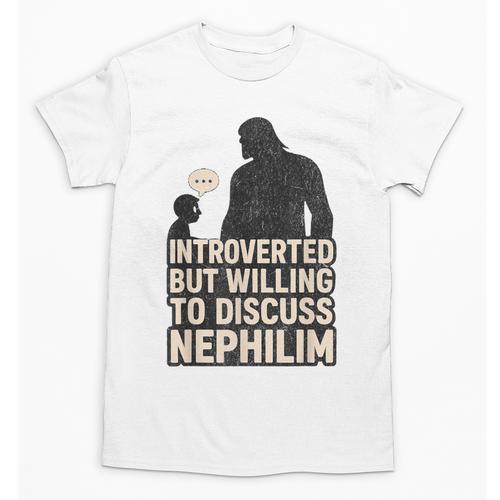 Introverted But Willing To Discuss Nephilim Tee Unisex T-Shirt - Raresse