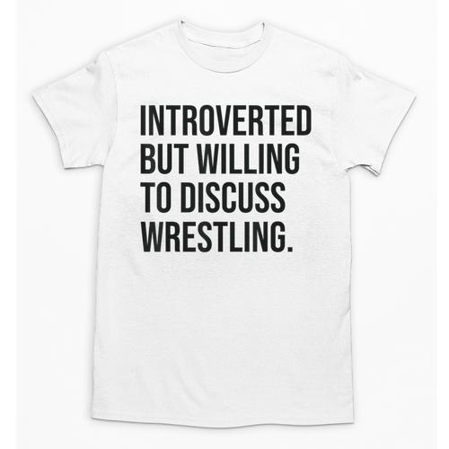 Introverted Wrestler Wrestling Introvert Unisex T-Shirt - Raresse