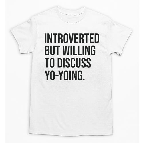 Introverted Yoyo Toy Player Yo-Yo Introvert Unisex T-Shirt - Raresse
