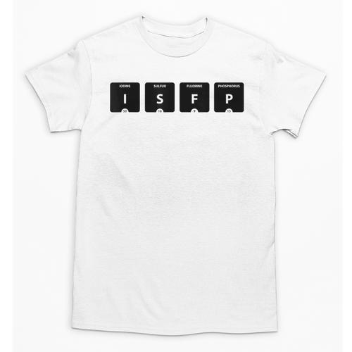 ISFP Adventurer Personality Type Periodic Table Introvert Unisex T-Shirt - Raresse