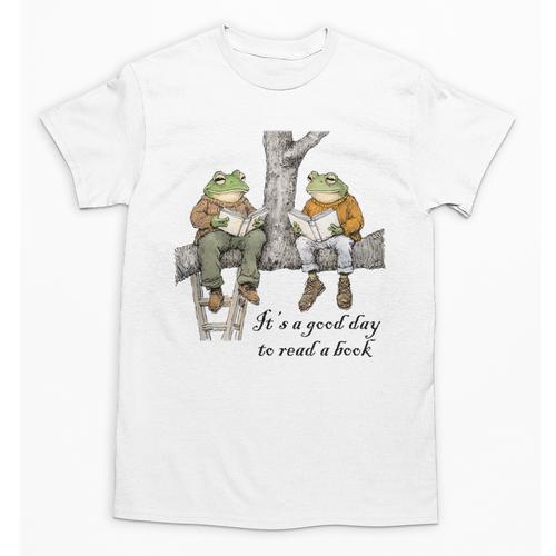 It's A Good Day To Read A Book Frog Toad Unisex T-Shirt - Bookorys
