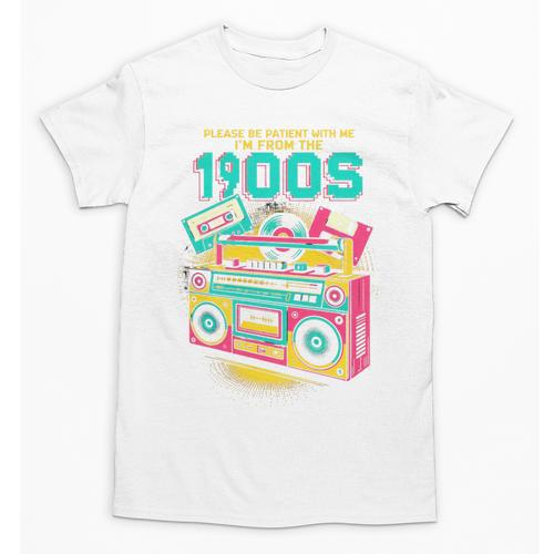 Joke 90s Please Be Patient With Me I'm From The 1900s Premium Tri-Blend Unisex T-Shirt - Figerry