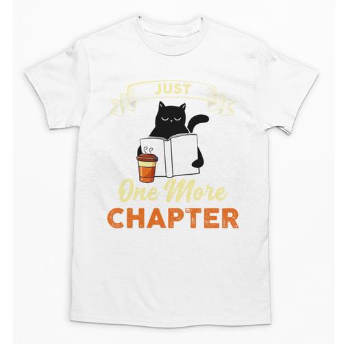 Just One More Chapter Fun Cat Coffee Reading Book Premium Tri-Blend Unisex T-Shirt - Bookorys AU
