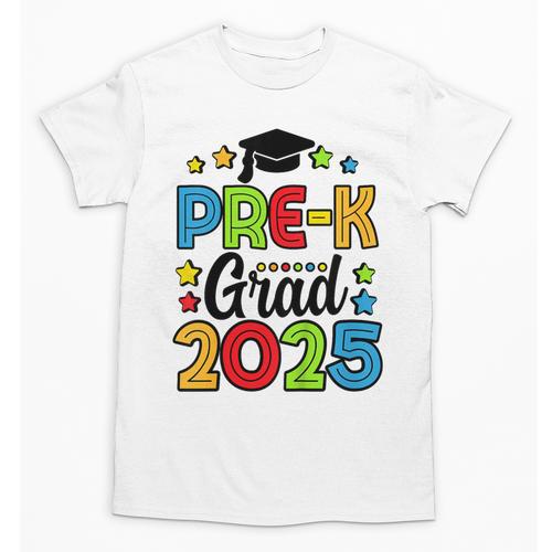 Kids Pre-K Grad 2025 Preschool Prek Graduation Unisex T-Shirt - Best Gift Smart