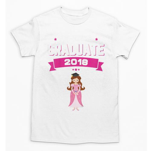 Kids Princess Girl Preschool Graduate 2018 Graduation Pre-K Unisex T-Shirt - Best Gift Smart