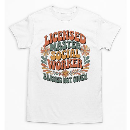 Licensed Social Worker Masters MSW LMSW Graduation 2026 Premium Tri-Blend Unisex T-Shirt - Best Gift Smart