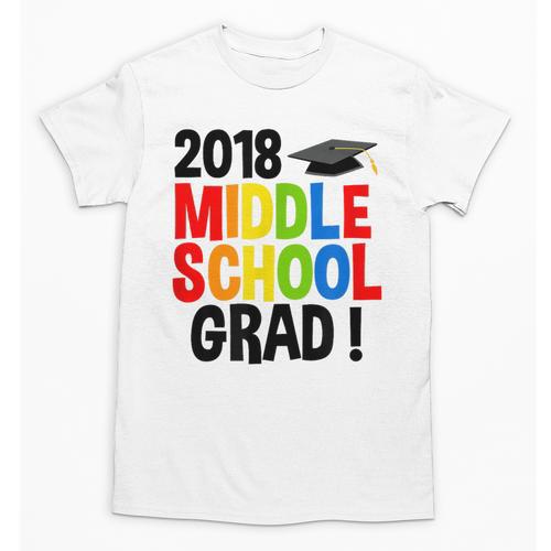 Middle School Graduation Class Of 2018 Shirt Unisex T-Shirt - Best Gift Smart