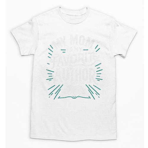 My Mom Is My Favorite Author Book Lover Premium Unisex T-Shirt - Bookorys DE