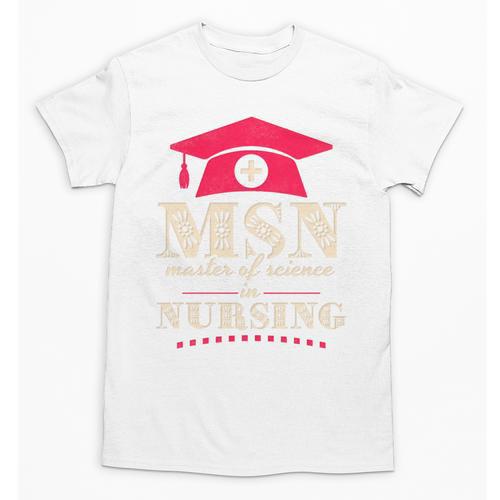 Msn Master Of Science In Nursing College Graduation Premium Tri-Blend Unisex T-Shirt - Best Gift Smart