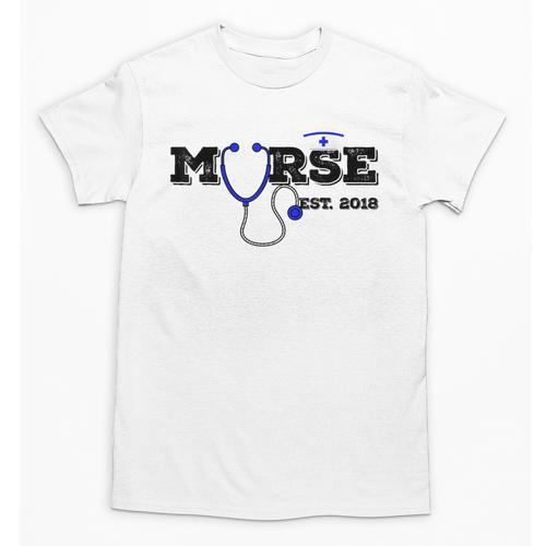 Murse Est 2018 Male Nurse Graduation Unisex T-Shirt - Best Gift Smart