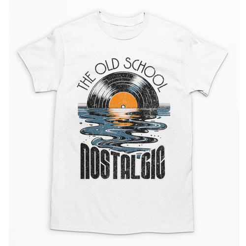 Music Old School Nostalgia Record Premium Tri-Blend Unisex T-Shirt - Figerry