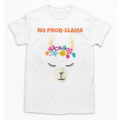 No Prob Llama Birthday Graduation Women Kids Girls Unisex T-Shirt - Best Gift Smart