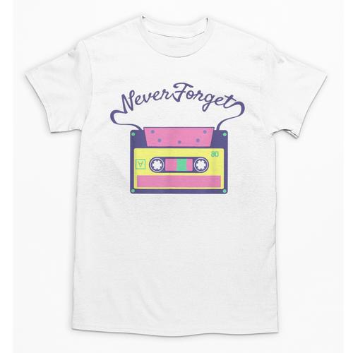 Nostalgia 1980s 80s 90s Costume Party Never Forget Unisex T-Shirt - Figerry
