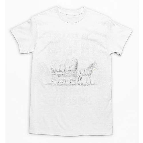 Nostalgic Wagon Jest Please Be Patient I'm From The 1900s Unisex T-Shirt - Figerry