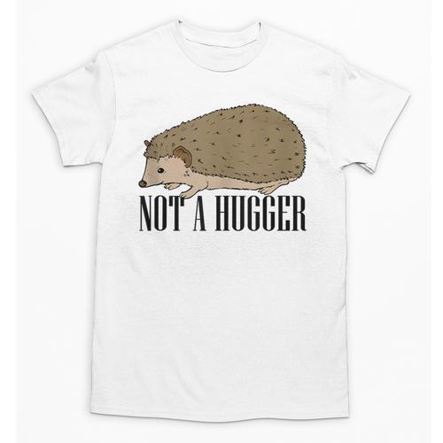 Not A Hugger Hedgehog Introvert Sarcasm Antisocial Unisex T-Shirt - Raresse