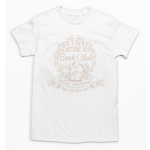 Obstinate Headstrong Girls Book Club Jane Austen Premium Tri-Blend Unisex T-Shirt - Bookorys