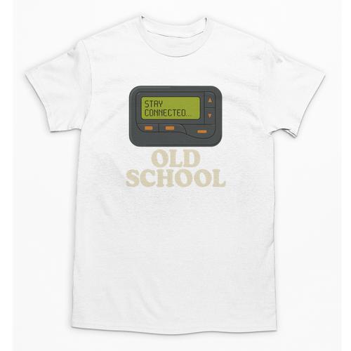 Old School 90s Pager Retro Nostalgia Vintage Tech Gen Unisex T-Shirt - Figerry