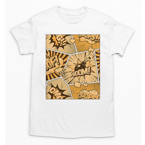 Orange Comic Book Orange Color Graphic Premium Tri-Blend Unisex T-Shirt - Bookorys DE