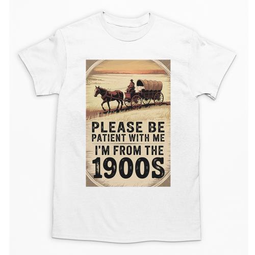 Be Patient With Me I'm From The 1900s Birthday Retirement Premium Tri-Blend Unisex T-Shirt - Figerry