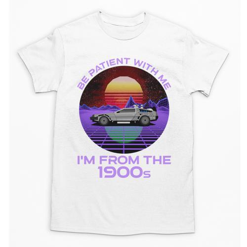 Be Patient With Me I'm From The 1900s Synthwave Unisex T-Shirt - Figerry