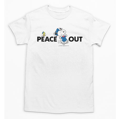 Peanuts Graduation Peace Out Snoopy Woodstock Unisex T-Shirt - Best Gift Smart