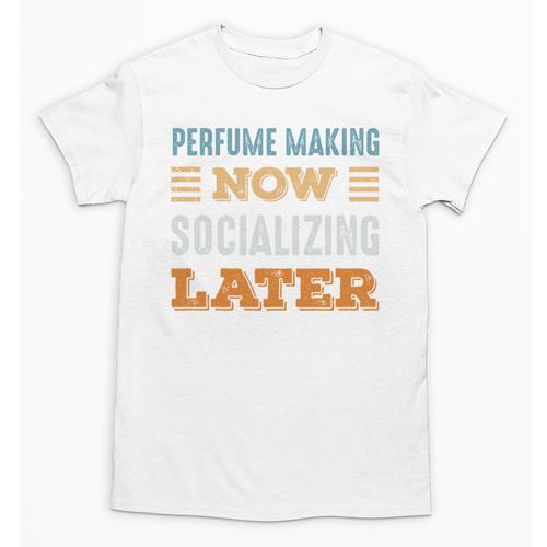 Perfume Making Now Minimal Socializing Introvert Vintage Unisex T-Shirt - Raresse