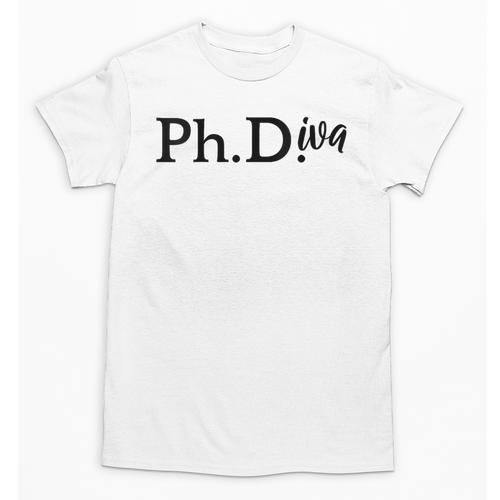 PhD Graduation Women Doctorate Degree PhDiva Unisex T-Shirt - Best Gift Smart