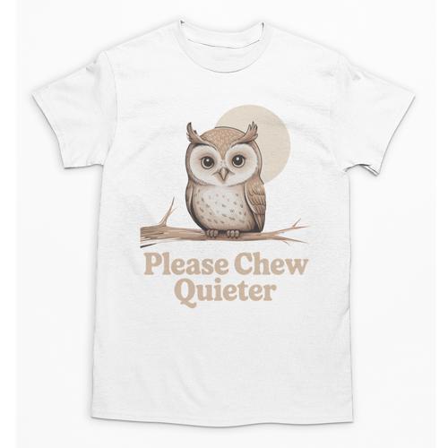 Please Chew Quieter Introvert Christmas Bird Lover Unisex T-Shirt - Raresse