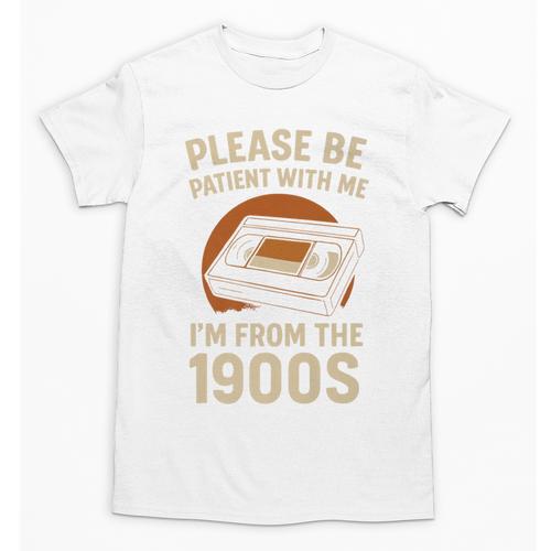 Please Be Patient I'm From The 1900s – Vintage Tape Premium Unisex T-Shirt - Figerry