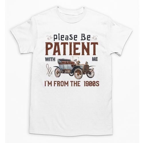 Please Be Patient I'm From The 1900s Antique Car Enthusiast Premium Tri-Blend Unisex T-Shirt - Figerry
